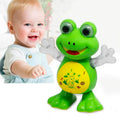 Dancing frog musical toy for kids with lights and music