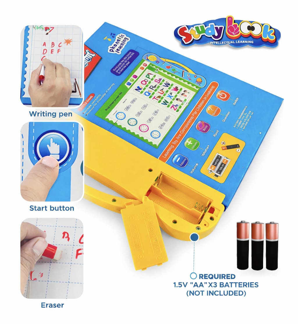 Intelligence talking learning book for kids musical educational book age 2 years