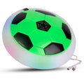 Hover soccer football toy with LED lights for indoor play