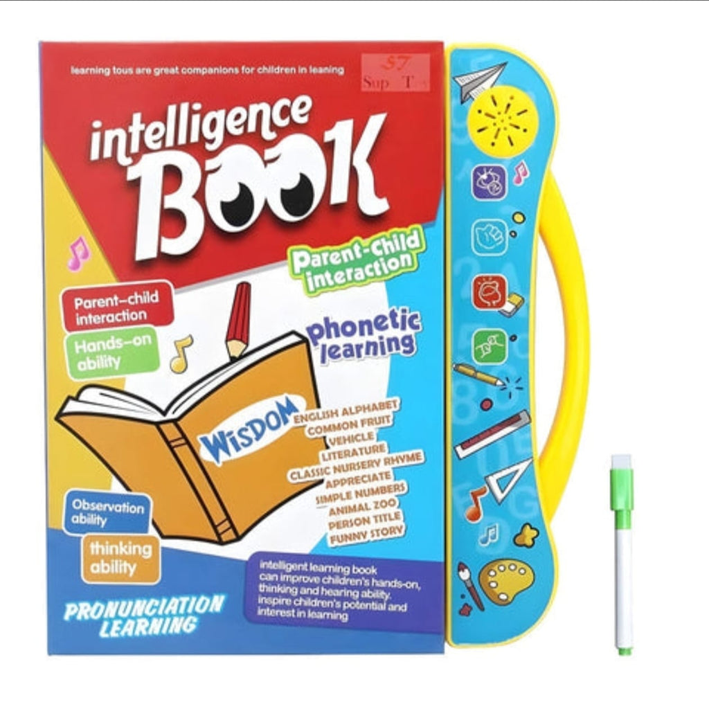 Intelligence talking learning book for kids musical educational book age 2 years