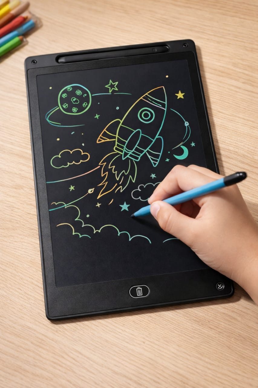 LCD writing tablet for kids reusable digital drawing and writing pad