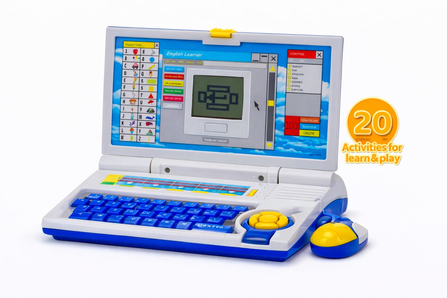 Kids educational learning laptop toy with keyboard for children age 3 to 5 years