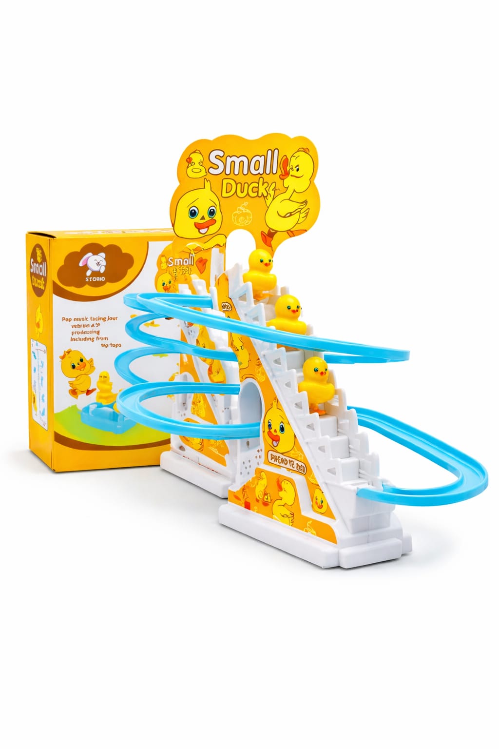 Small duck stair climbing musical toy for kids